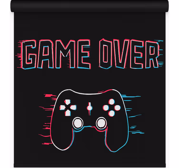 괴짜 블라인드 game over - TenStickers