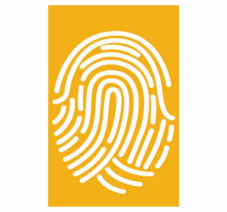 괴짜 블라인드 지문 패턴 - TenStickers