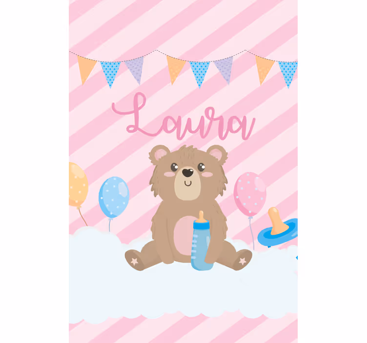 개인 맞춤형 블라인드 곰 인형 축제 - TenStickers