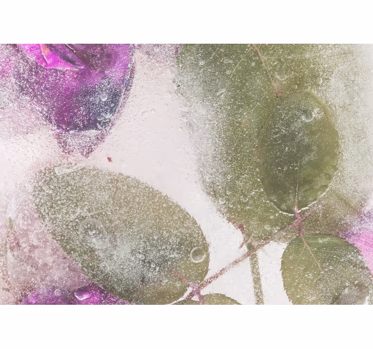 꽃 벽 벽화 보라색 꽃 요소 - TenStickers