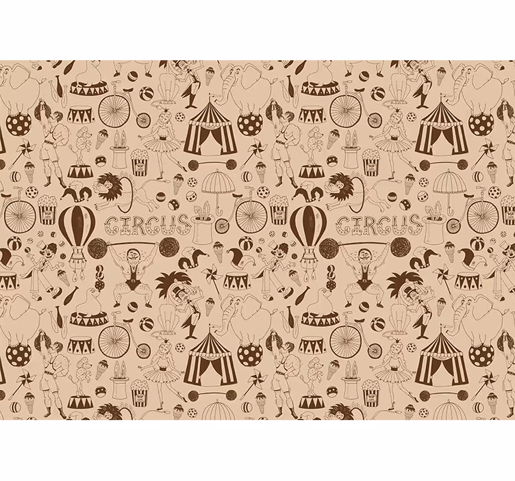 Murales para personas 서커스 공연 예술 - TenStickers
