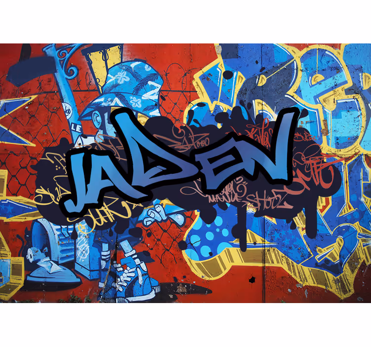Murales de arte urbano 사용자 정의 이름 pa - TenStickers