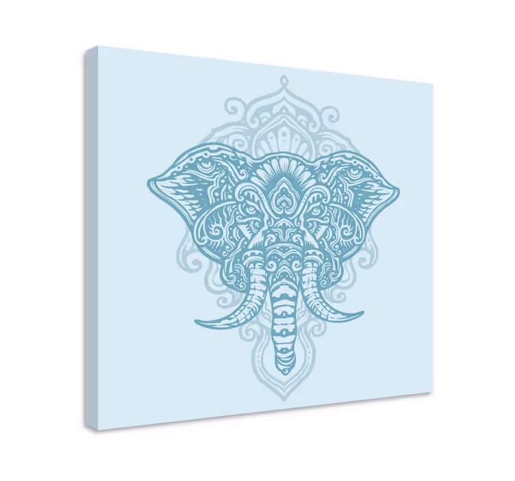 코끼리가 있는 그림 화려한 코끼리 디자인 - TenStickers