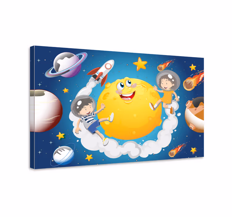 어린이를 위한 그림 우주 모험의 즐거움 - TenStickers