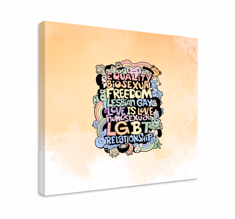 쉼표가 반전된 상자, 사랑은 사랑입니다 - TenStickers