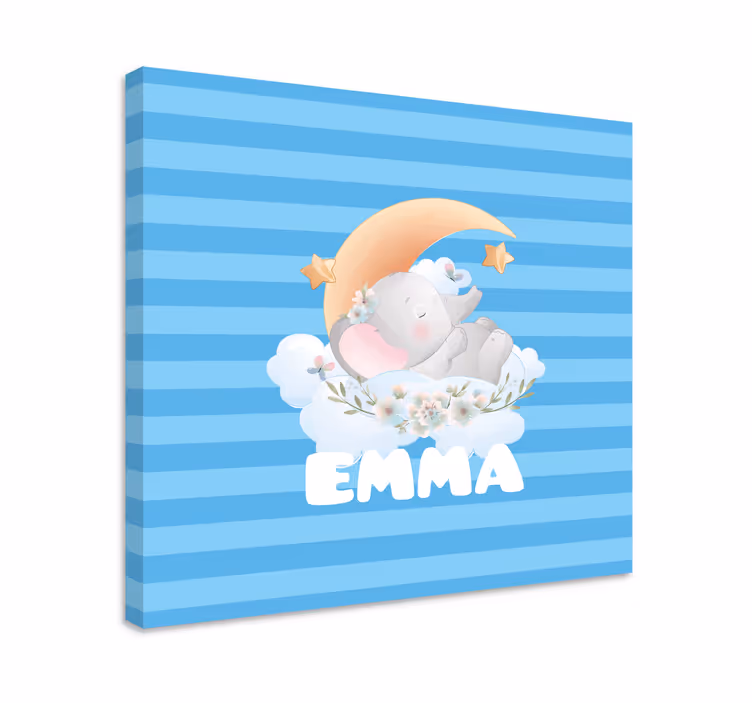 양식이 있는 테이블 코끼리의 꿈 - TenStickers