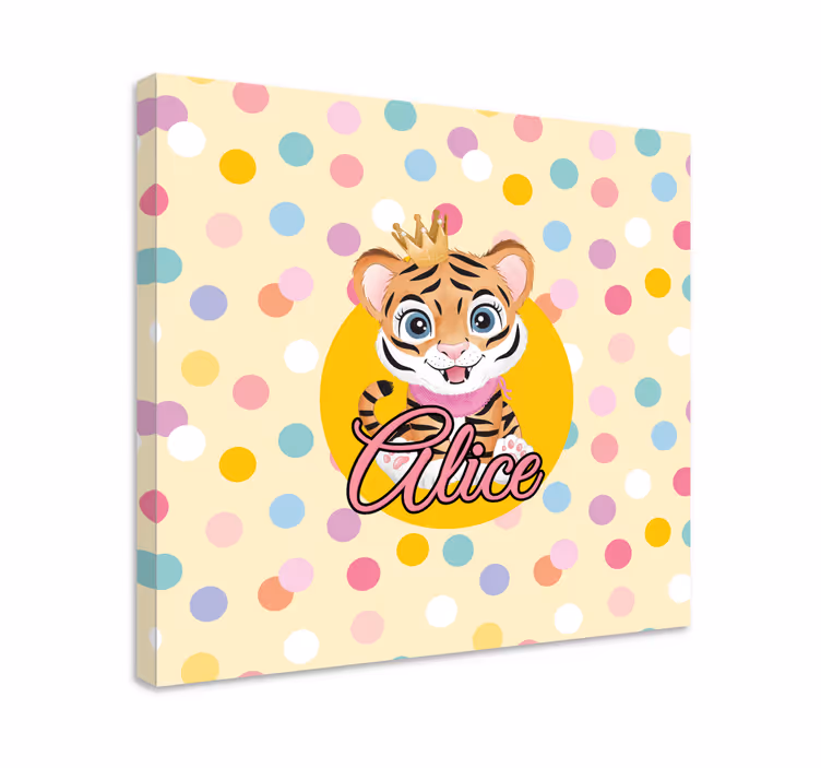 동물 그림 귀여운 호랑이 캐릭터 - TenStickers