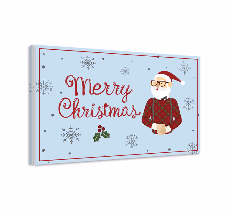 표 3d 산타클로스 기쁨 - TenStickers