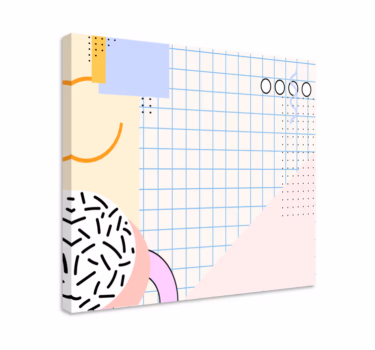 현대 회화 형태와 패턴 - TenStickers