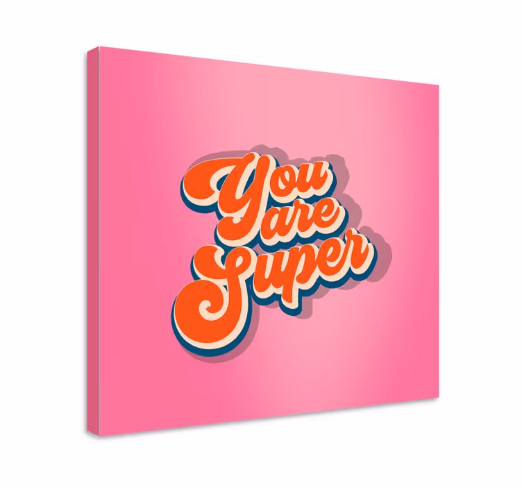쉼표가 반전된 상자 당신은 특별합니다 - TenStickers