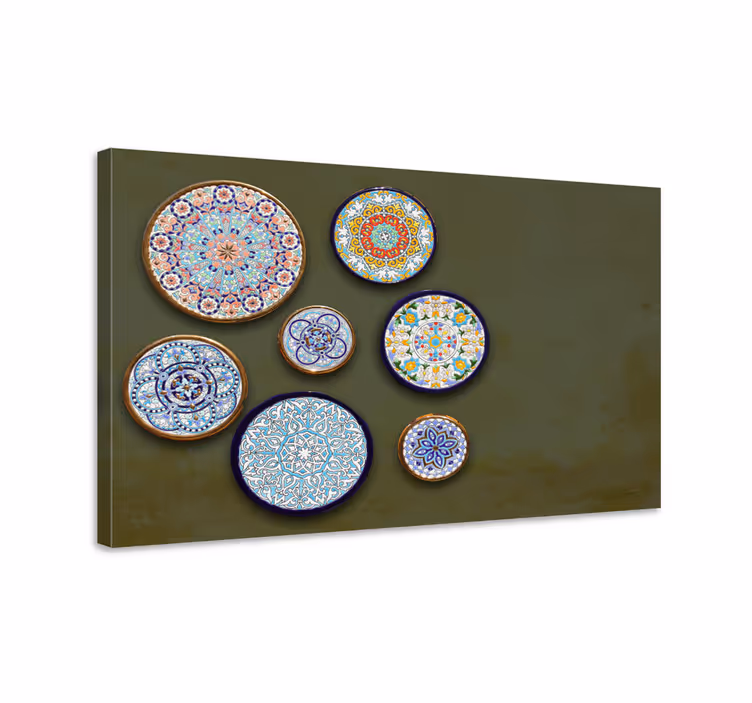 "boho" 세라믹 모조 모던 캔버스 - TenStickers