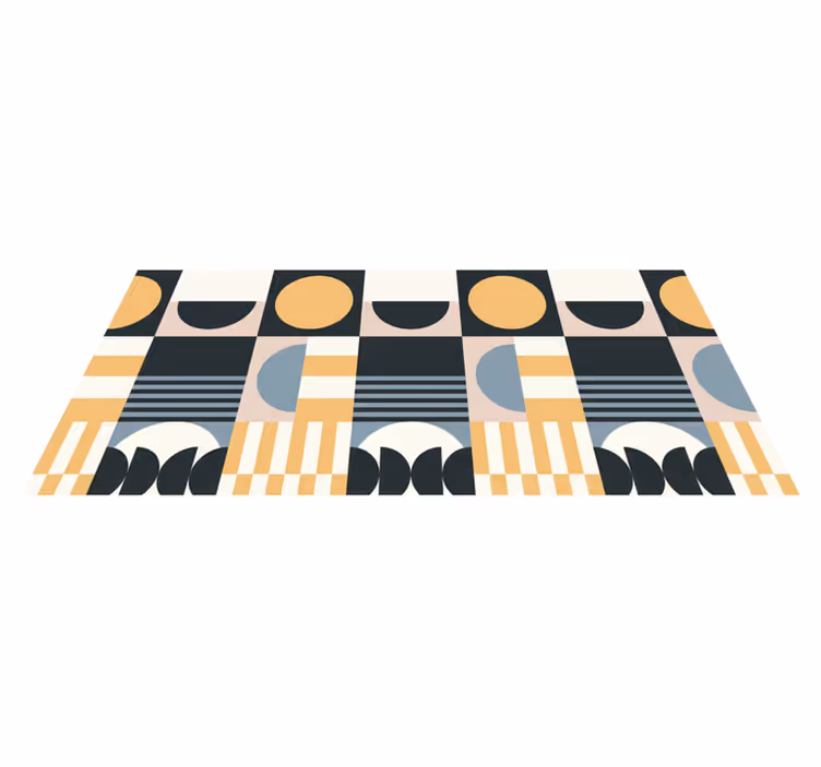 거실용 비닐 깔개 추상 현대 패턴 - TenStickers