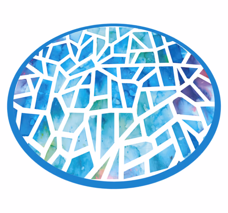 모자이크 디자인 모자이크 바닥 타일 - TenStickers