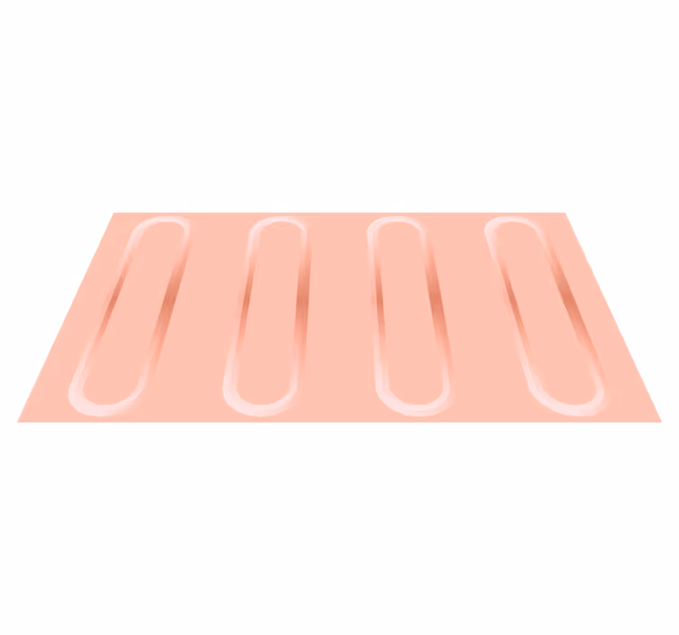 비닐 카펫 정리 추상적인 기하학적 라인 - TenStickers