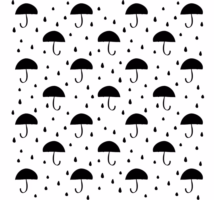 기하학적 벽지 빗방울 색종이 - TenStickers