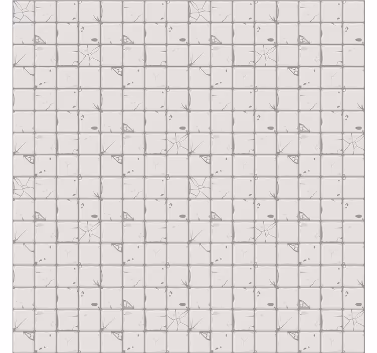 벽지 텍스처 타일 연한 회색 오래된 타일 - TenStickers