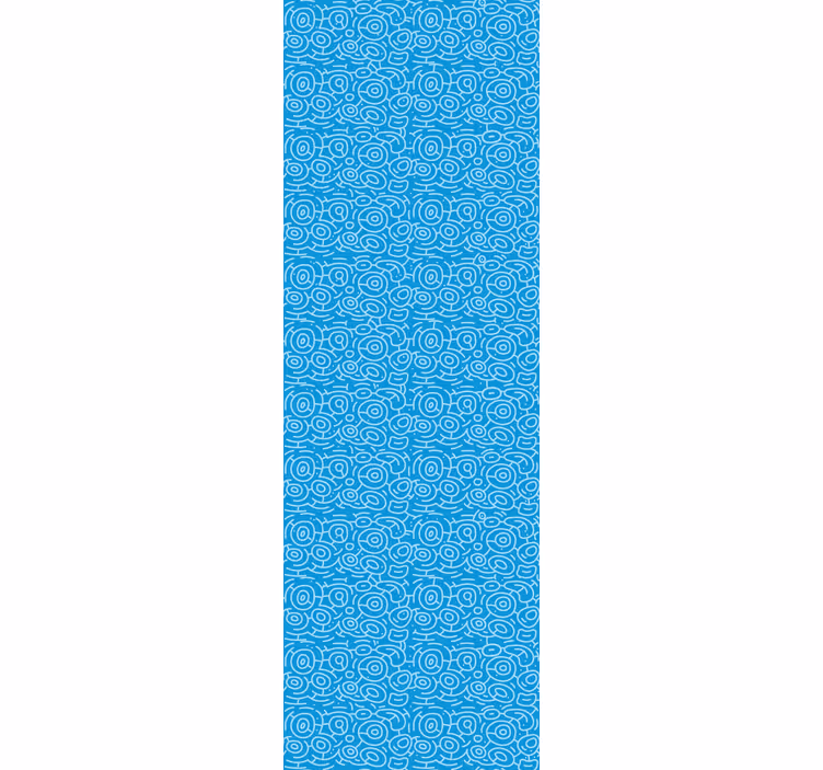 기하학적 벽지 나선형 기하학적 패턴 - TenStickers