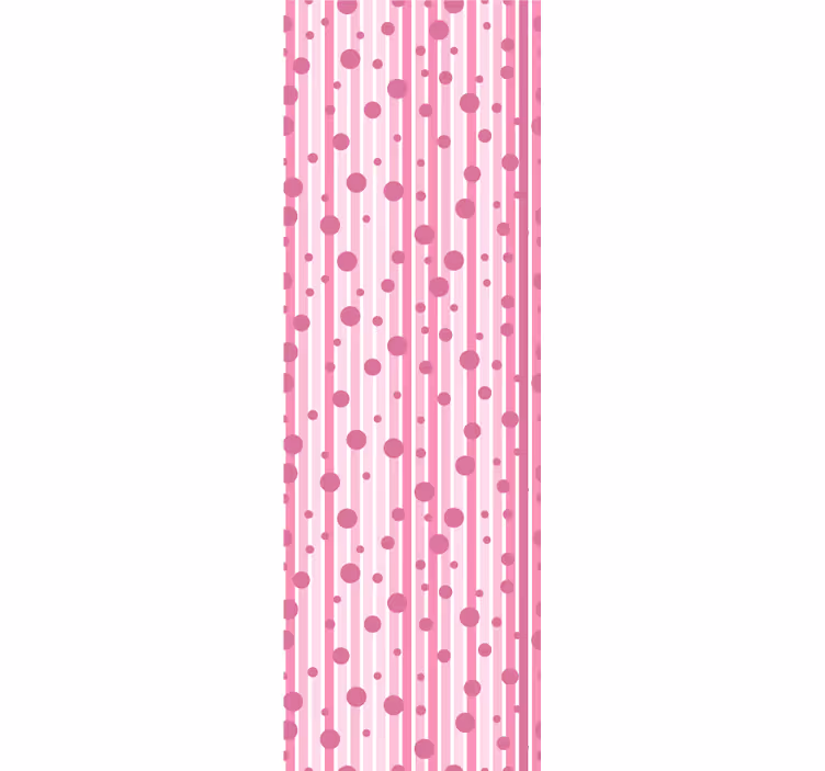폴카 도트 벽지 스트라이프 점 패턴 - TenStickers
