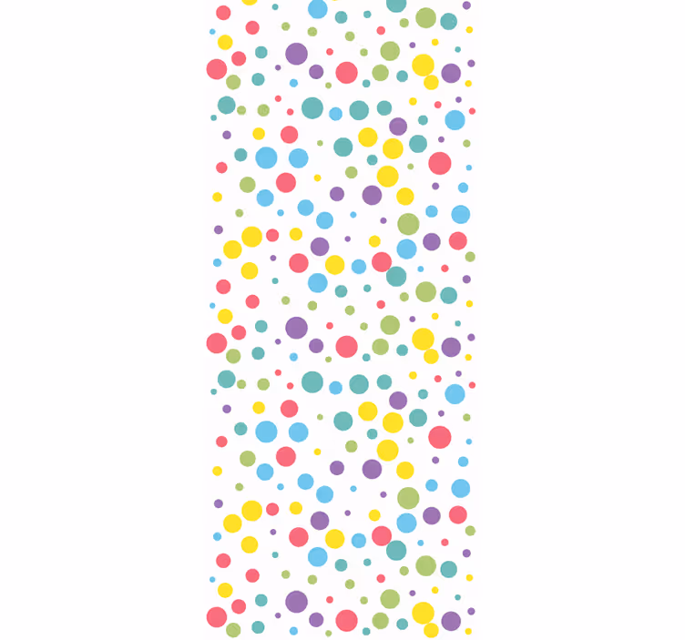 폴카 도트 벽지 폴카 도트 폭발 - TenStickers