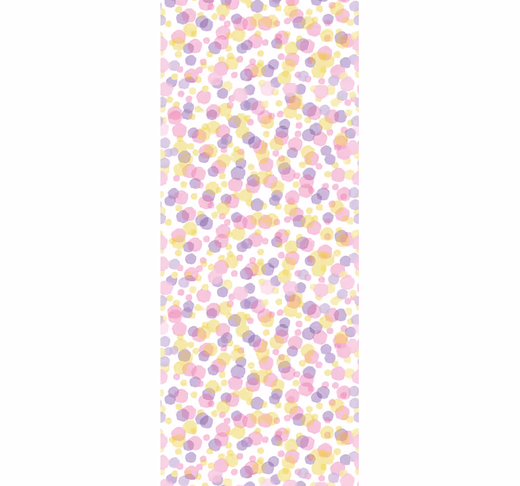 폴카 도트 벽지 여러 가지 빛깔의 폴카 - TenStickers