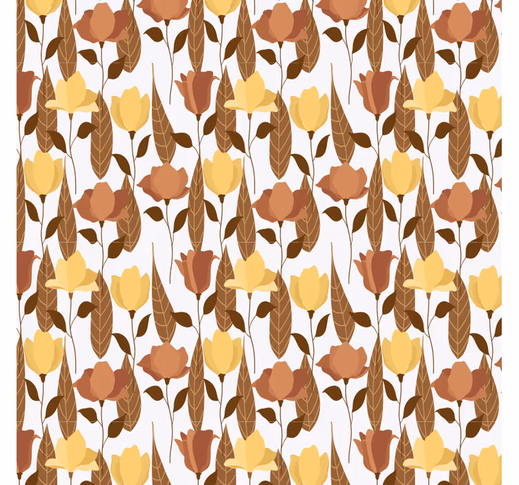 꽃이 있는 벽지 꽃꽂이 디스플레이 - TenStickers