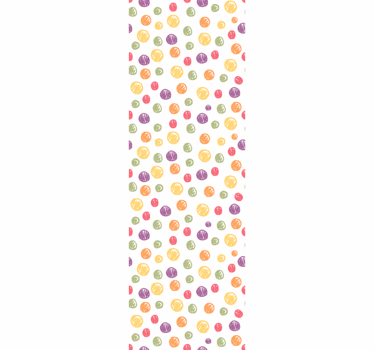 폴카 도트 벽지 폴카 도트 버스트 - TenStickers