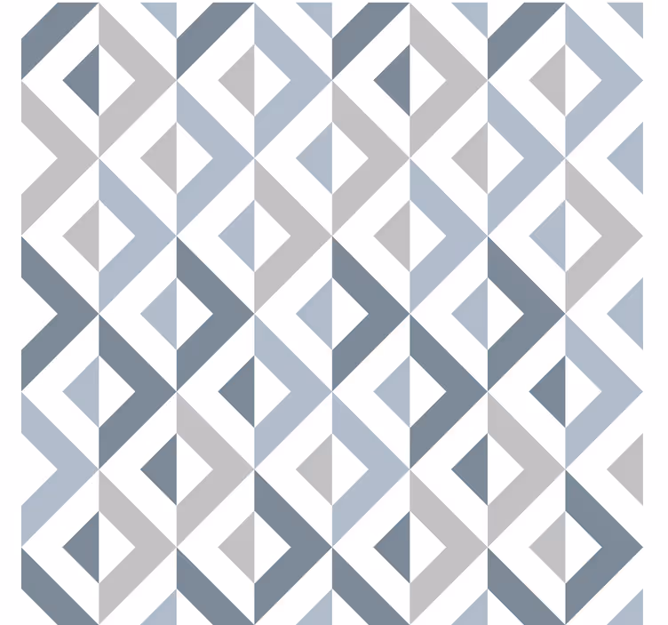 기하학적 벽지 직물 효과 - TenStickers