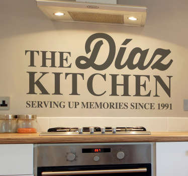 가정용 부엌 맞춤형 벽 스티커