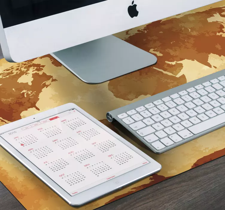 고대 세계지도 마우스 패드 - TenStickers