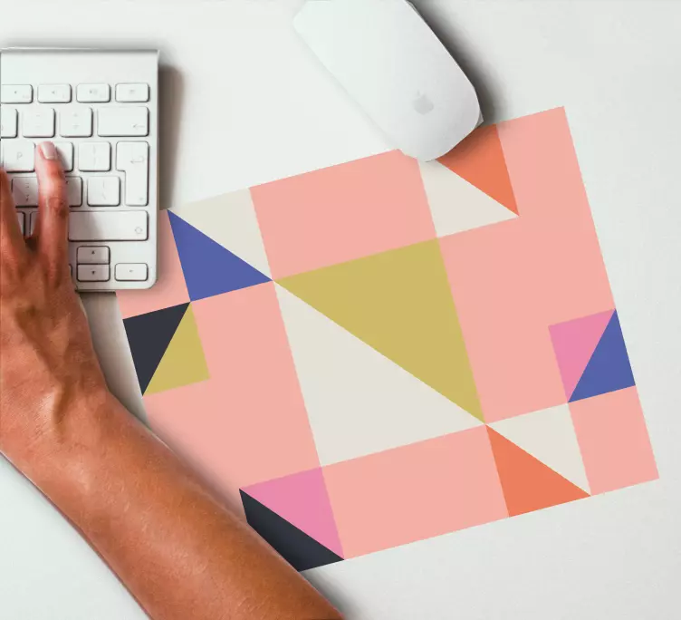 예술 기하학 패턴 원래 마우스 패드 - TenStickers