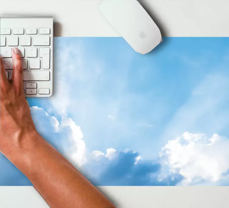 하늘에 아름다운 구름 더 많은 mousepads - TenStickers