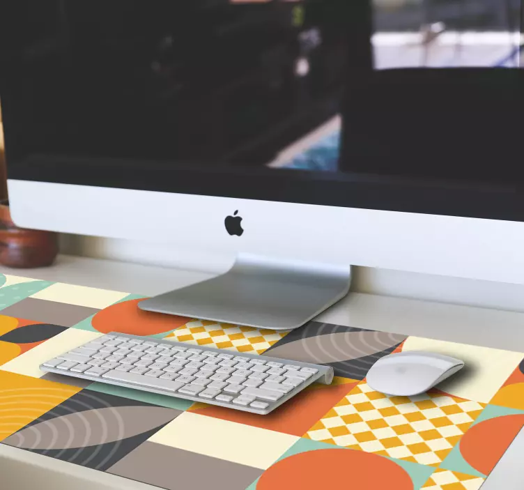 다채로운 도형 마우스 패드 패턴 - TenStickers