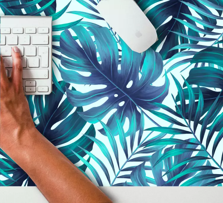 녹색과 흰색 음영 더 많은 마우스 패드 - TenStickers