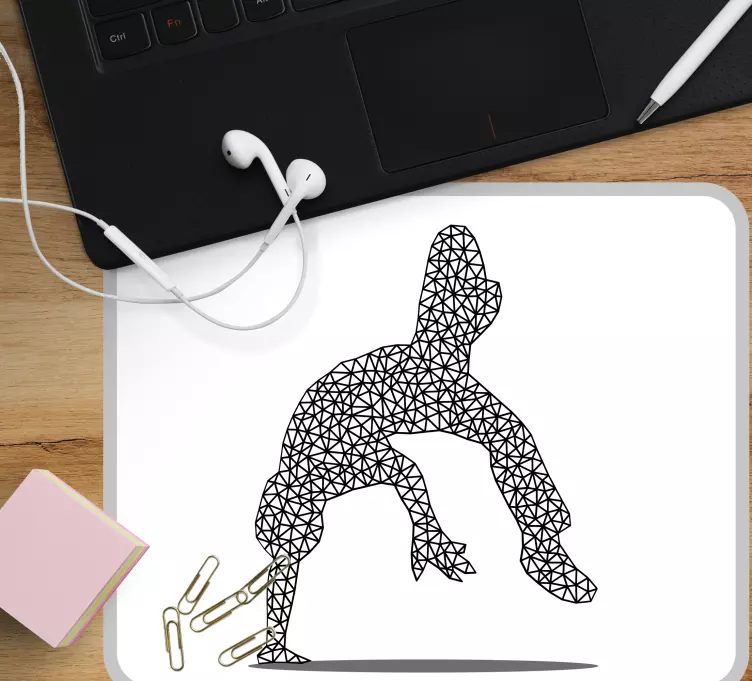 힙합 댄서 원래 마우스 패드 - TenStickers