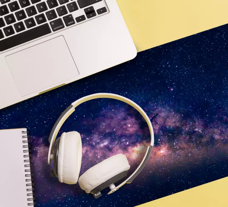 은하수와 별이 빛나는 하늘 게임용 마우스 패드 - TenStickers