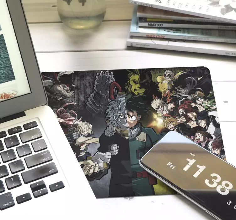 내 영웅 아카데미 애니메이션 마우스 패드 - TenStickers