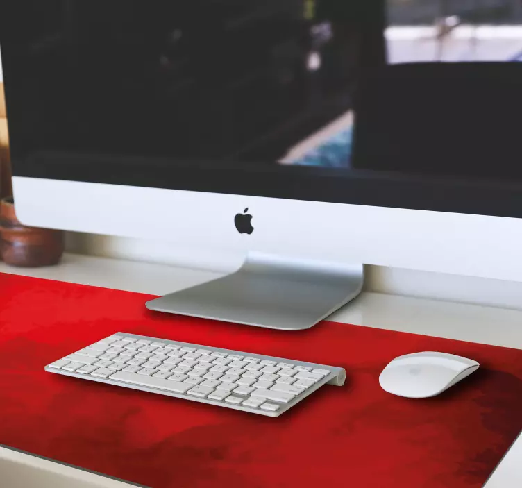 빨간 원래 녹색 마우스 패드 - TenStickers