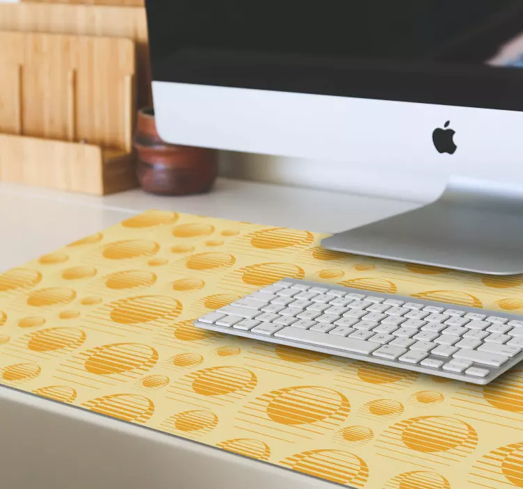 레트로 태양 그리기 마우스 패드 패턴 - TenStickers