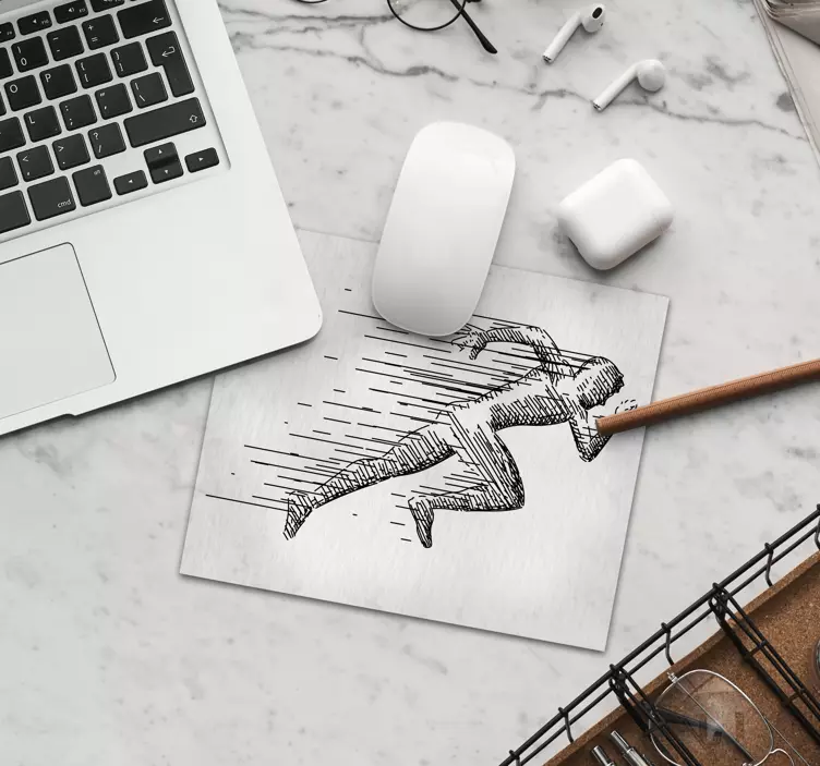 원래 마우스 매트를 실행하는 스케치 - TenStickers