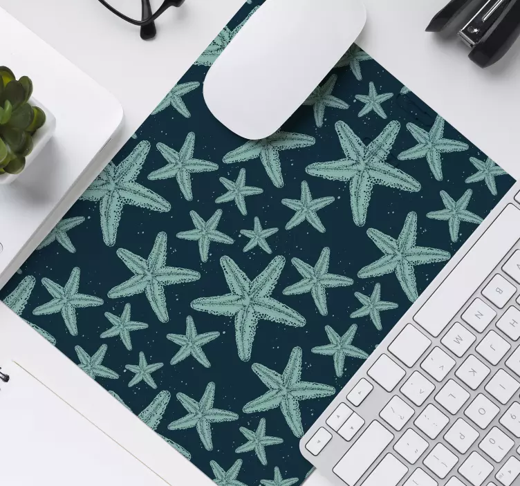 불가사리 bluetones 바다 생활 마우스 패드 - TenStickers