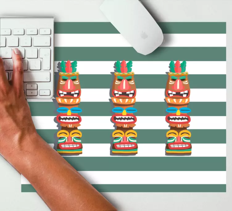 전통적인 토템 원래 마우스 패드 - TenStickers