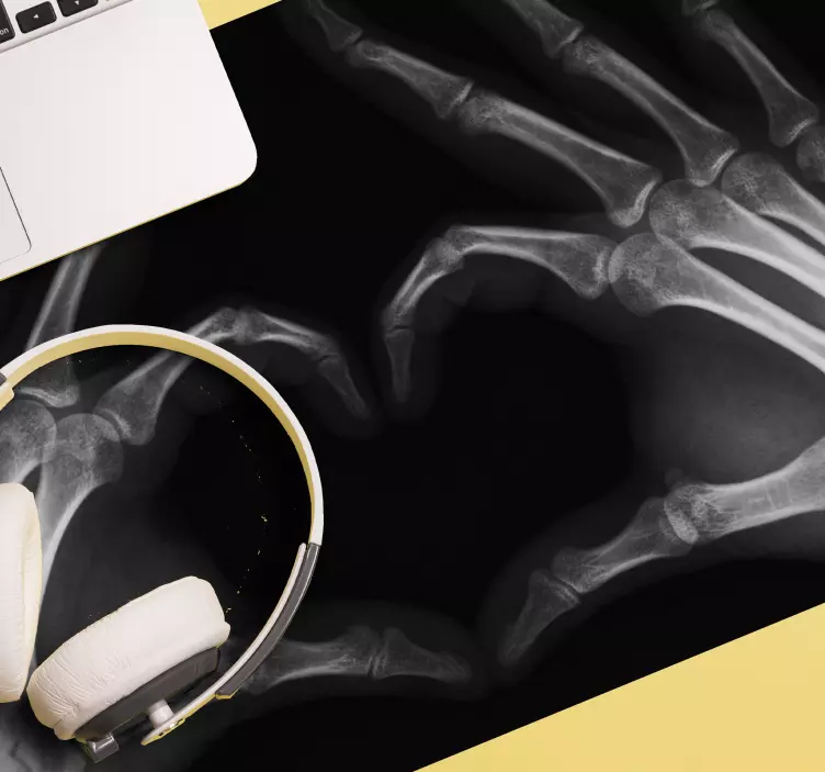 엑스레이 손 원래 마우스 패드 - TenStickers