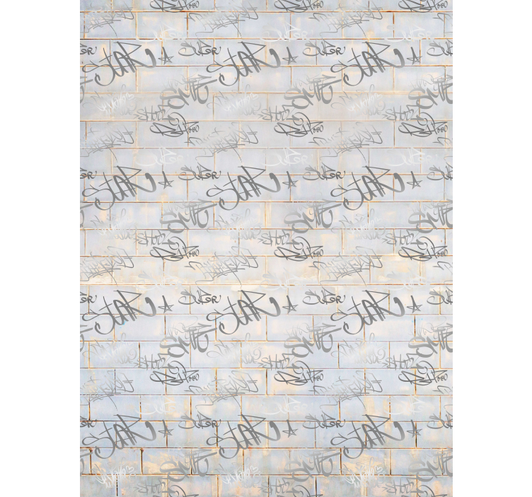 신체적 시각 장애인 그레이 그래피티 - TenStickers