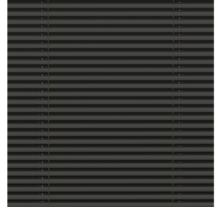 주방 블라인드 틈이 있는 검은색 커튼 - TenStickers