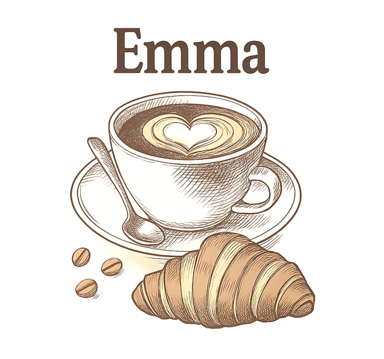 주방 블라인드 개인화된 커피 디자인 - TenStickers