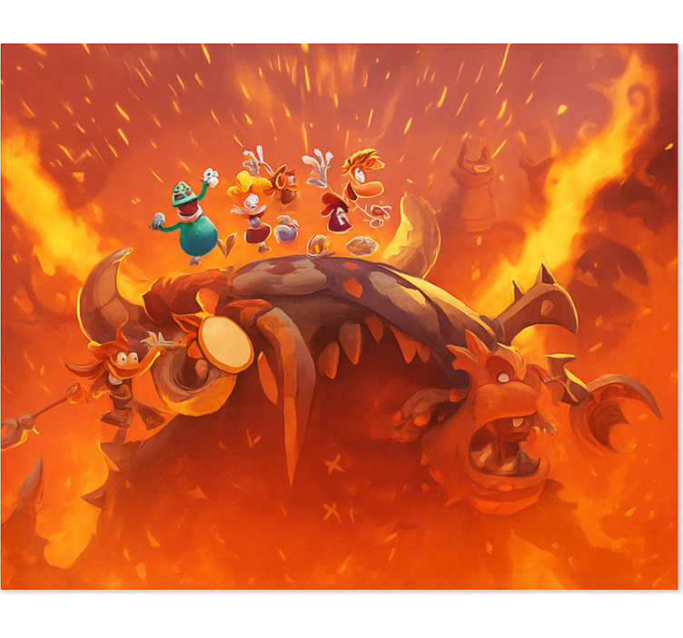 괴짜 블라인드 괴물에 대한 불타는 승리 - TenStickers