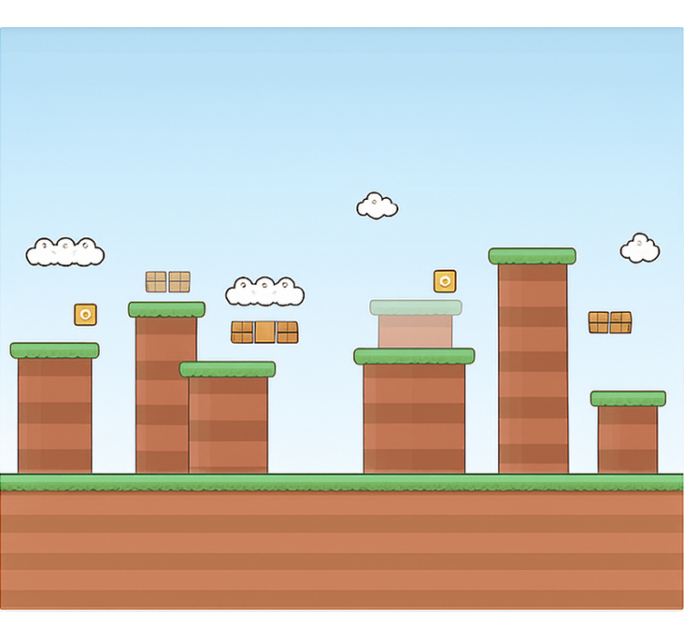 괴짜 블라인드 게임 블록을 강화하세요 - TenStickers