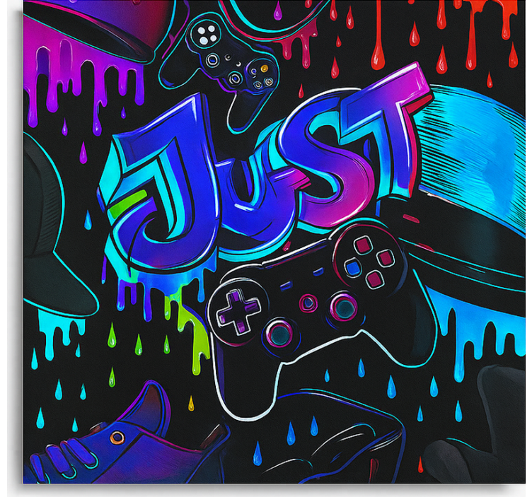 괴짜 블라인드 3d 게임 컨트롤러 - TenStickers