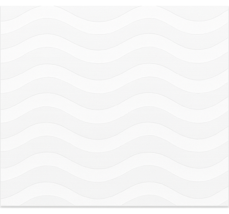 청소년용 블라인드 흰색과 회색 파도 - TenStickers