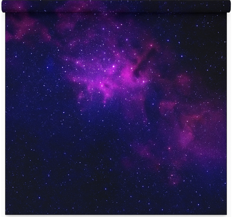 청소년용 블라인드 보라색 은하별 - TenStickers